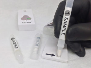 Fen-Her™ Model DXC-001 Fentanyl and Heroin Detection - Sample tube and spotting envelope