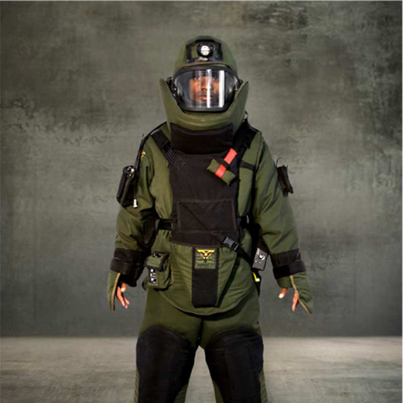 Image of an EOD suit